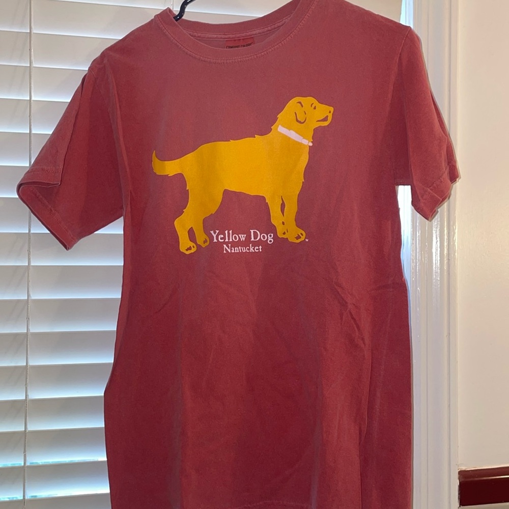 Yellow Dog Nantucket Comfort Colors T-Shirt Size Unisex Small